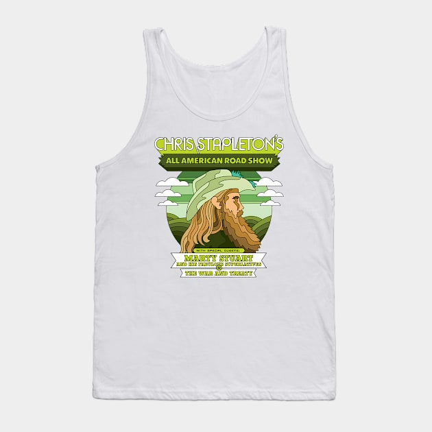 Chris folk_musician_1 Tank Top by Kneaded Designs